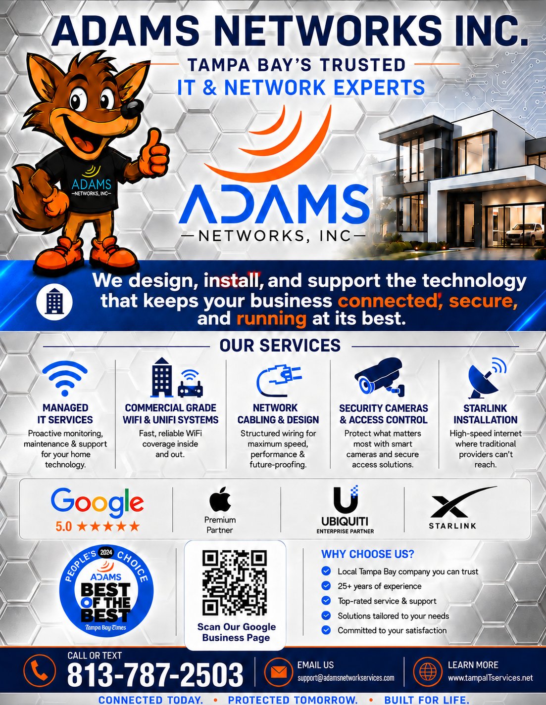 Adams Networks Inc. banner